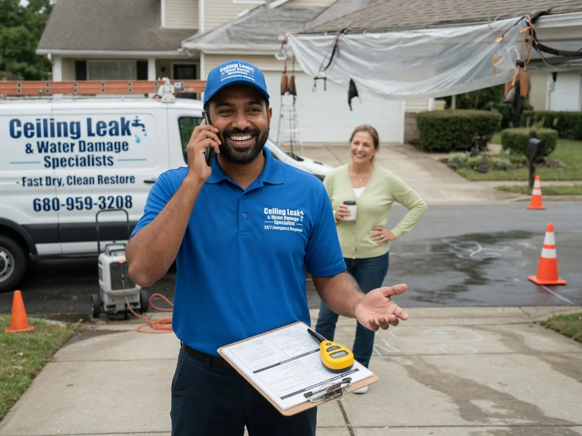 Ceiling Leak Cleanup Capron, VA FAQs